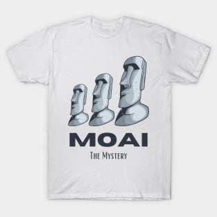 Moai Easter Islands Rapa Nui Statues Heads Mystery T-Shirt